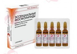 Эссенциальные фосфолипиды р-р для в/в введ. 50 мг/мл 5 мл 5 шт.