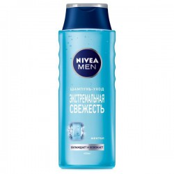 Шампунь для мужчин, Nivea (Нивея) 400 мл фреш фриз для нормальных и склонных к жирности волосам