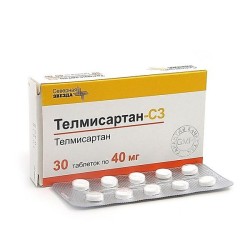 Телмисартан-СЗ, таблетки 40 мг 30 шт