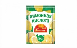 Лимонная кислота, Русский Аппетит 50 г